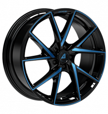 Alutec ADX.01 racing-black-frontpoliert-blue 20/8.5